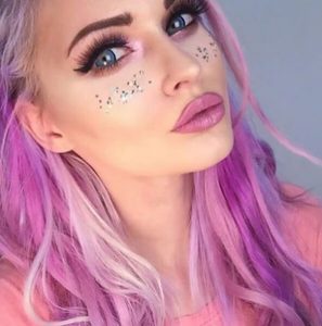 Glittery Makeup