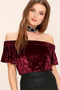 Velvet top