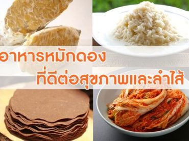 อาหารหมักดอง ที่ดีต่อสุขภาพและลำไส้